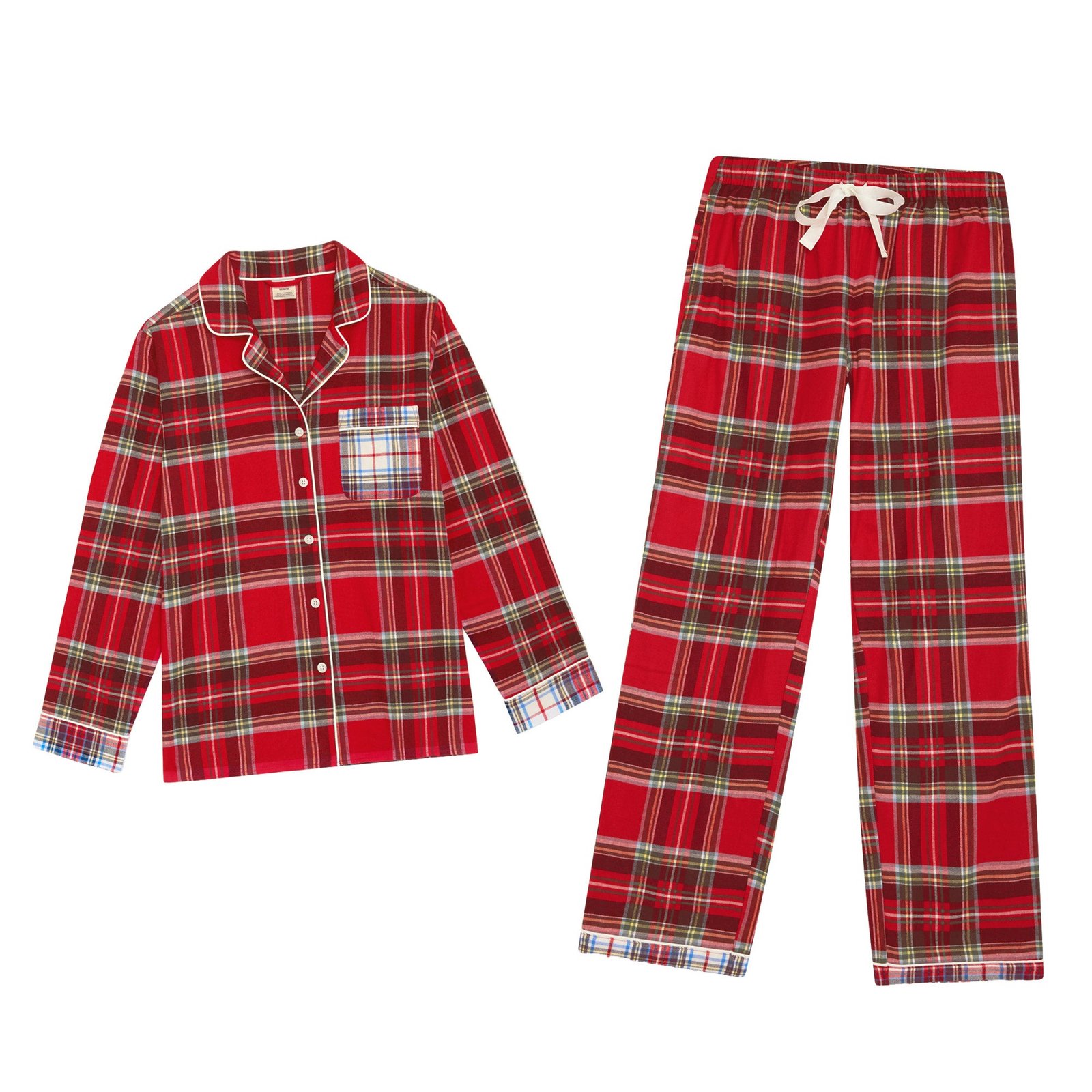 Lands' End Women's Pajama Set - 2-Piece Cotton Flannel - Image 3