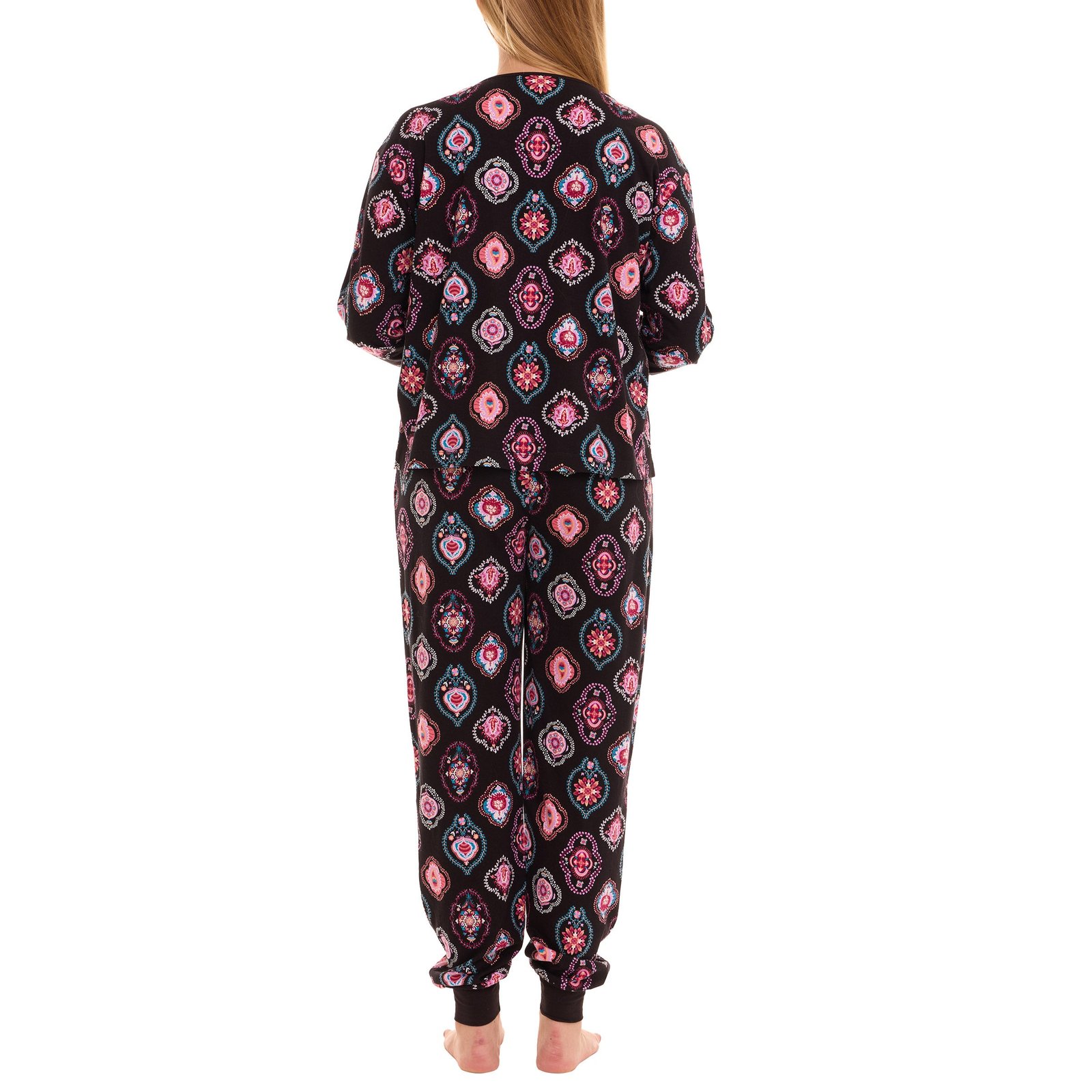 Vera Bradley Women's Cotton PJ Set - Henley Collar & Jogger Style - Image 16