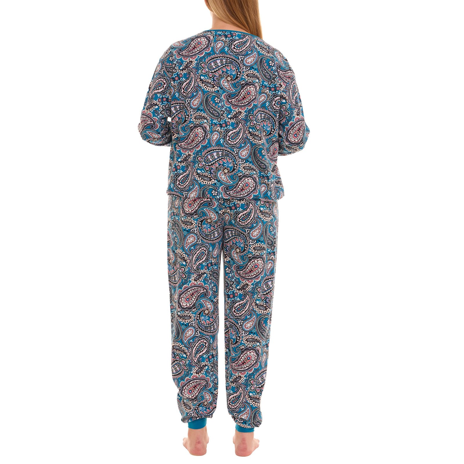 Vera Bradley Women's Cotton PJ Set - Henley Collar & Jogger Style - Image 6