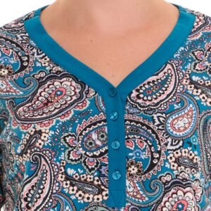 Vera Bradley Women's Cotton PJ Set - Henley Collar & Jogger Style - Image 3