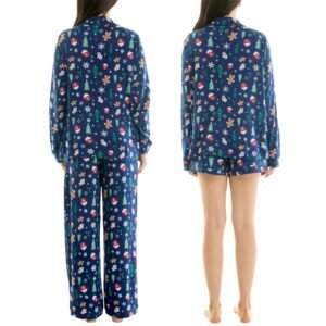 Jaclyn Women's PJ Set - 3-Piece Notch Collar Sleepwear - Image 6