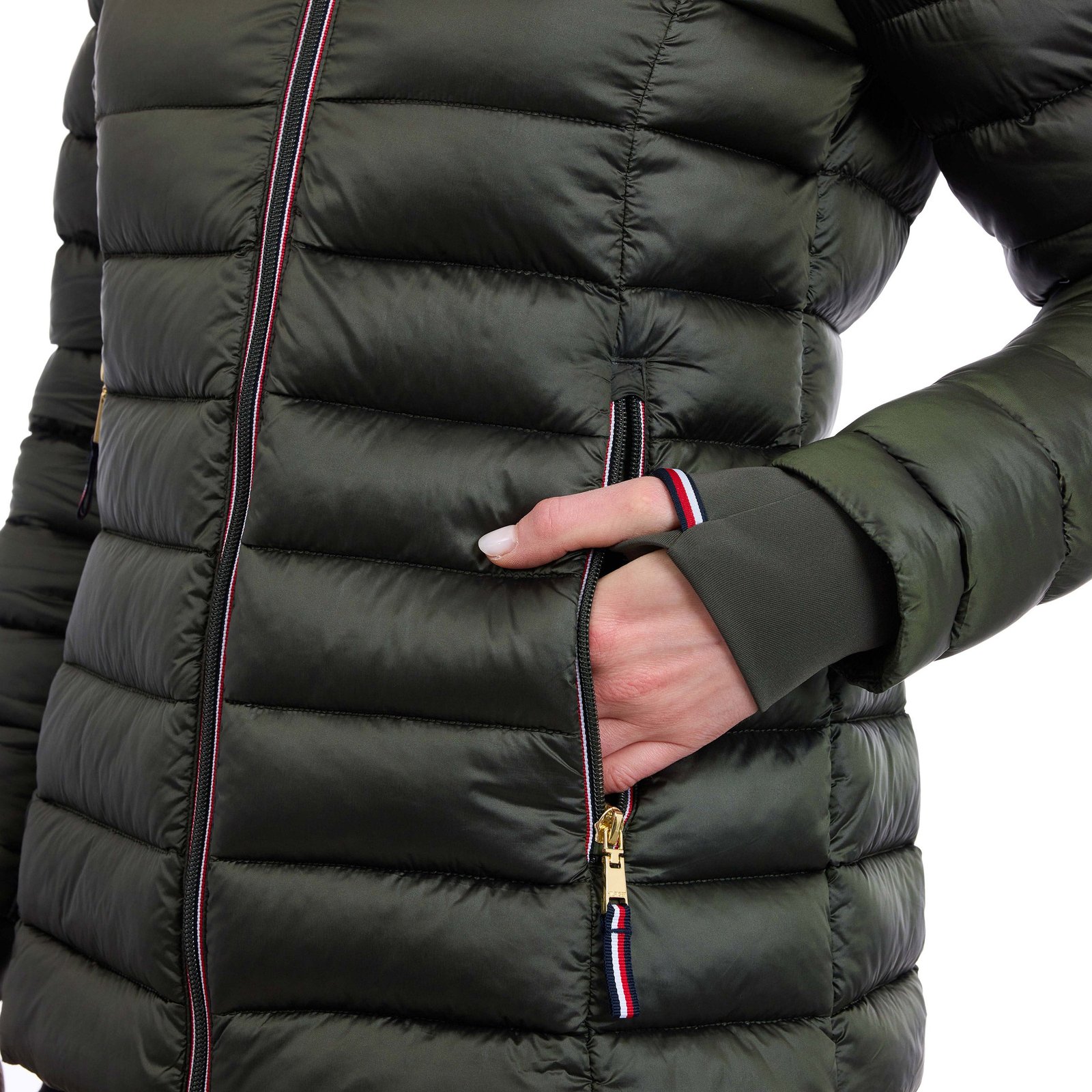 Tommy Hilfiger Women's Lightweight Puffer Jacket with Zipper Pockets - Image 3