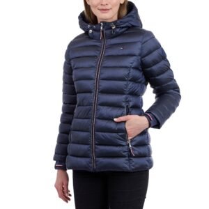 Tommy Hilfiger Women's Lightweight Puffer Jacket with Zipper Pockets - Image 15