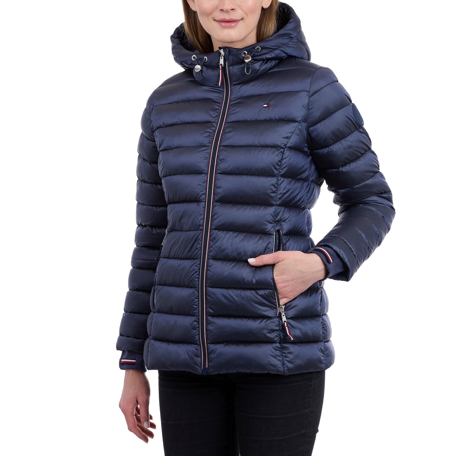 Tommy Hilfiger Women's Lightweight Puffer Jacket with Zipper Pockets - Image 15