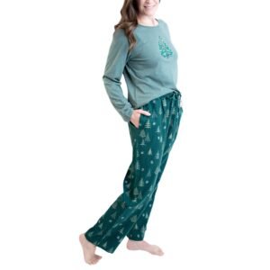 Coldwater Creek Women's 2-Piece PJ Set with Adjustable Drawstring - Image 14