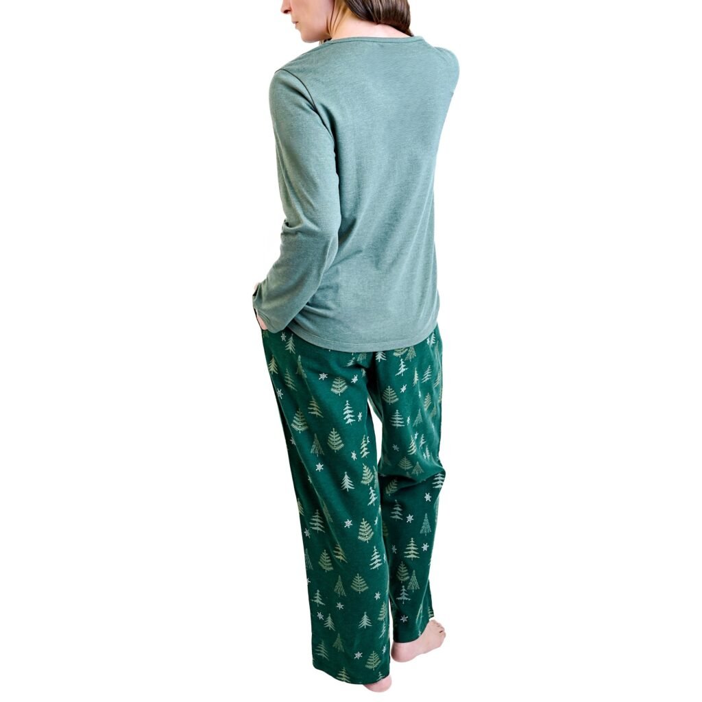 Coldwater Creek Women's 2-Piece PJ Set with Adjustable Drawstring