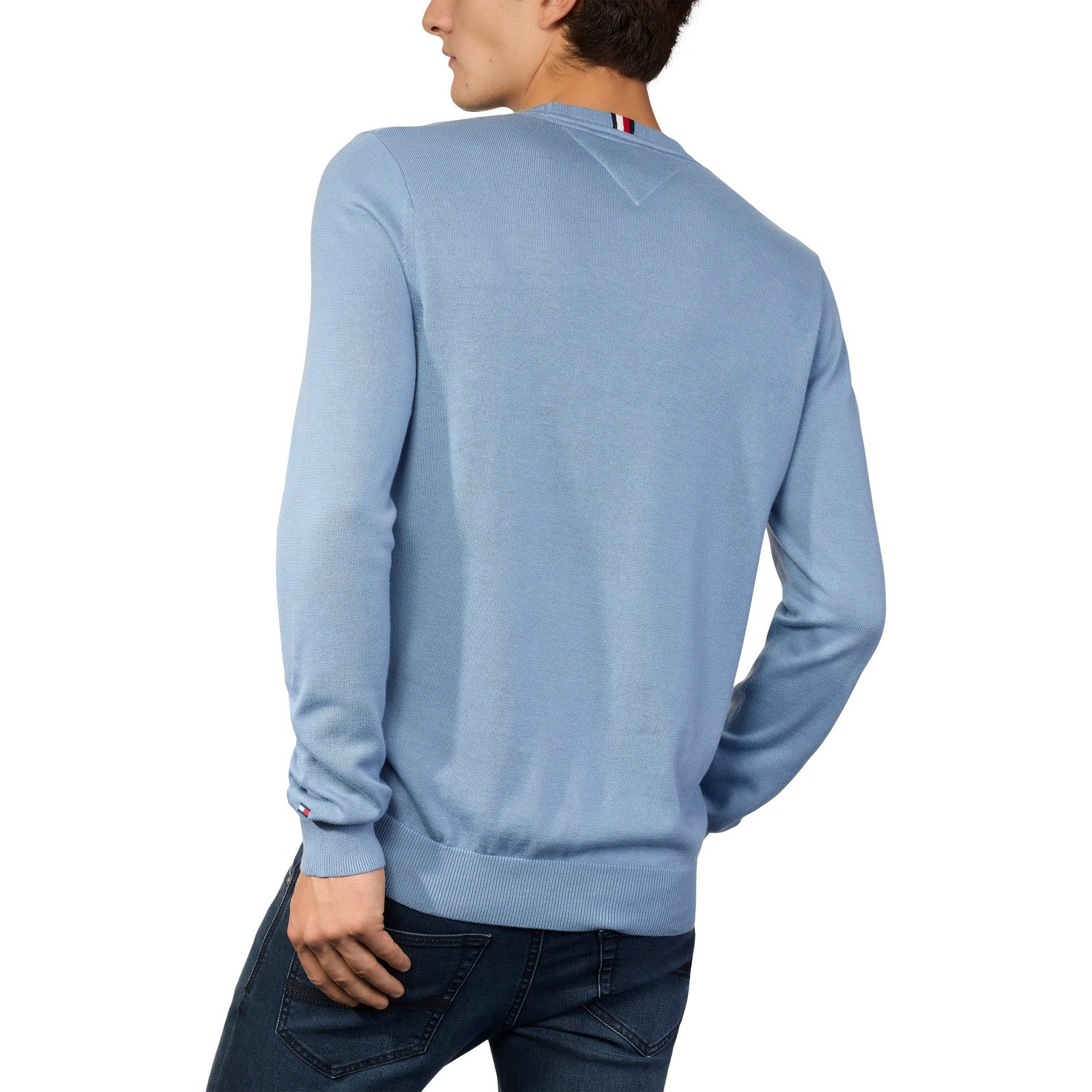 Tommy Hilfiger Men's Crew Sweater - Classic Fit with Ribbed Details - Image 9
