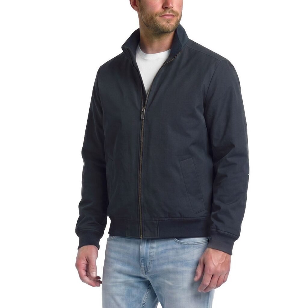 Rainforest Men's Bomber Jacket - Lightweight with Stand Collar