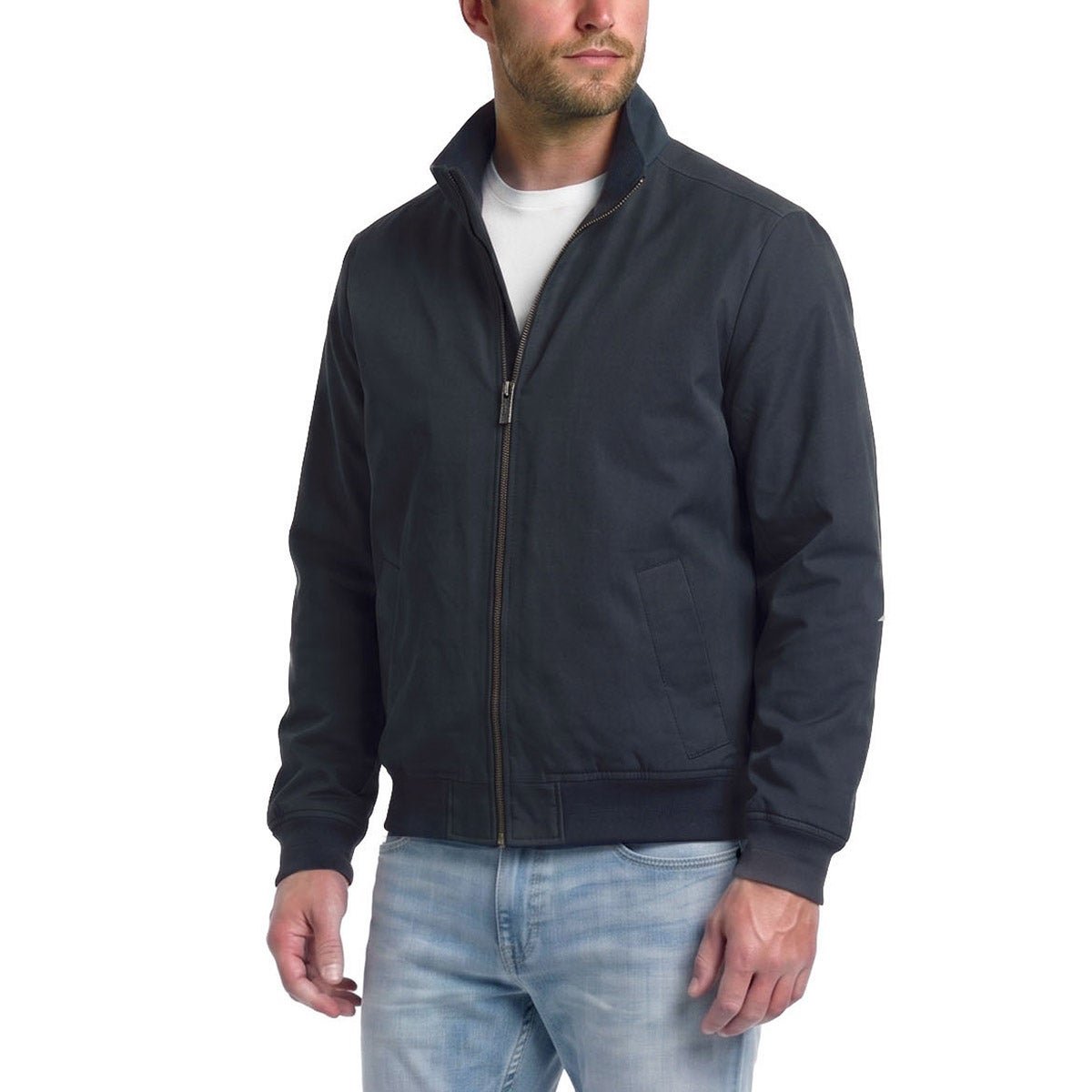 Rainforest Men's Bomber Jacket - Lightweight with Stand Collar - Image 5