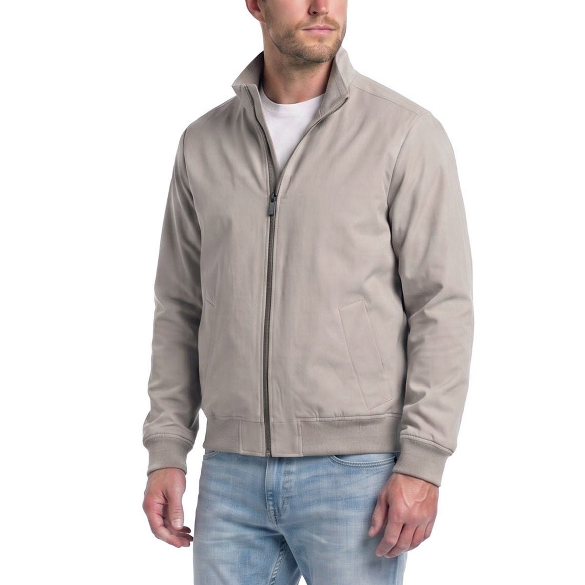 Rainforest Men's Bomber Jacket - Lightweight with Stand Collar - Image 2