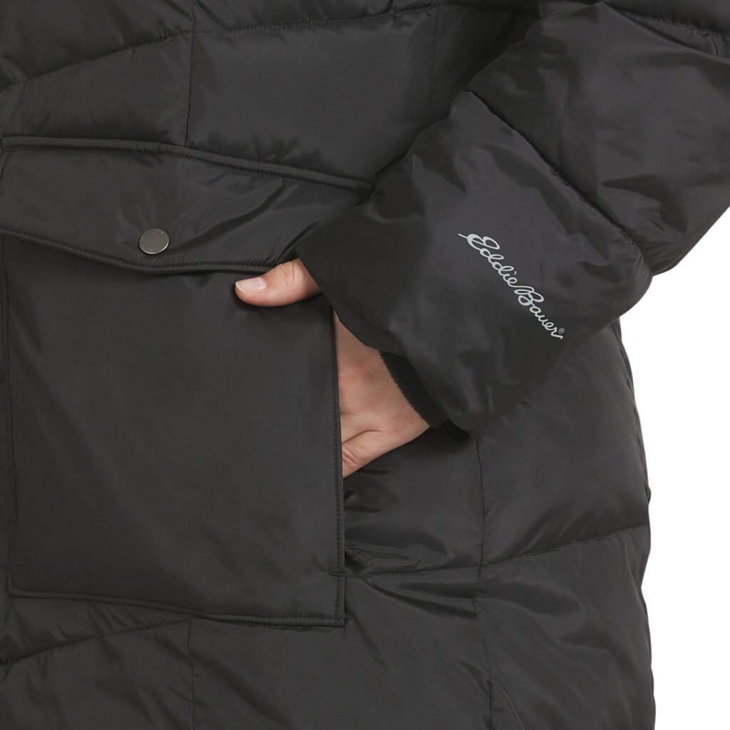 Eddie Bauer Women's Parka with Fur Trim Hood - Water-Resistant, Comfortable