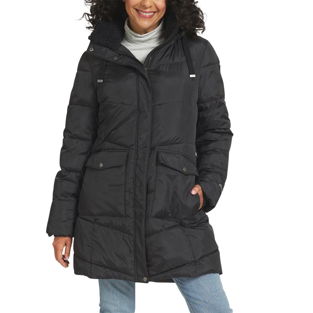 Eddie Bauer Women's Parka with Fur Trim Hood - Water-Resistant, Comfortable - Image 9
