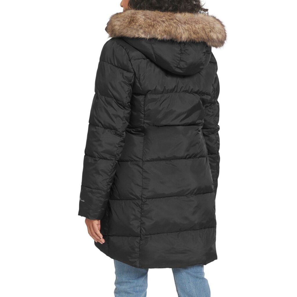 Eddie Bauer Women's Parka with Fur Trim Hood - Water-Resistant, Comfortable