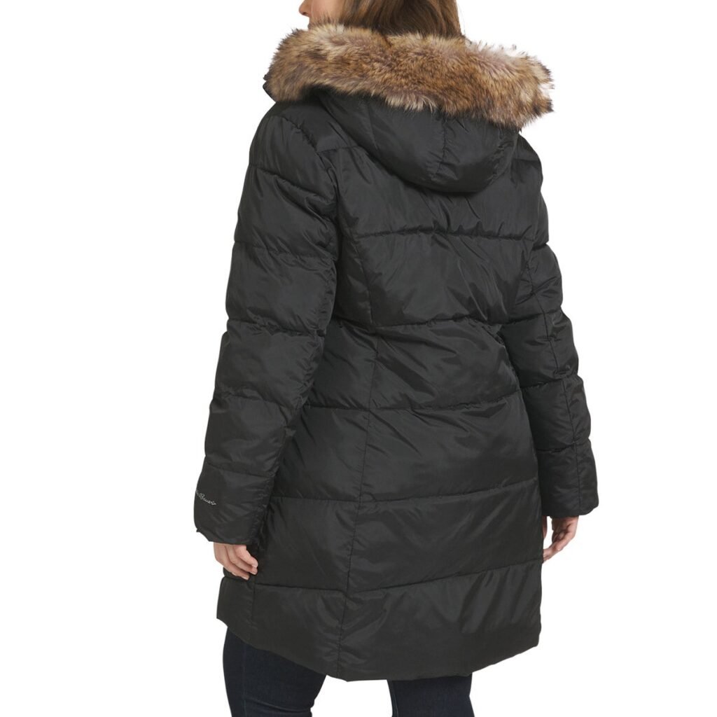 Eddie Bauer Women's Parka with Fur Trim Hood - Water-Resistant, Comfortable