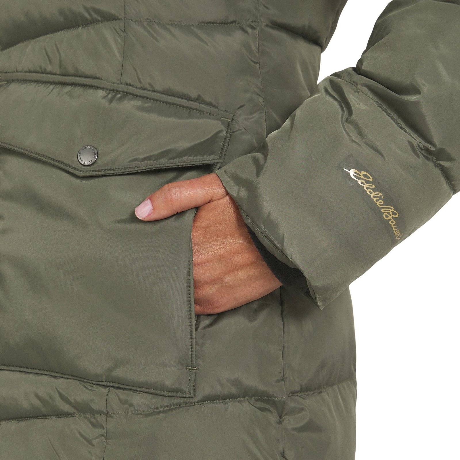 Eddie Bauer Women's Parka with Fur Trim Hood - Water-Resistant, Comfortable - Image 6