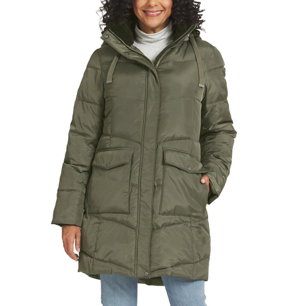 Eddie Bauer Women's Parka with Fur Trim Hood - Water-Resistant, Comfortable
