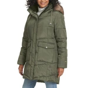 Eddie Bauer Women's Parka with Fur Trim Hood - Water-Resistant, Comfortable - Image 3