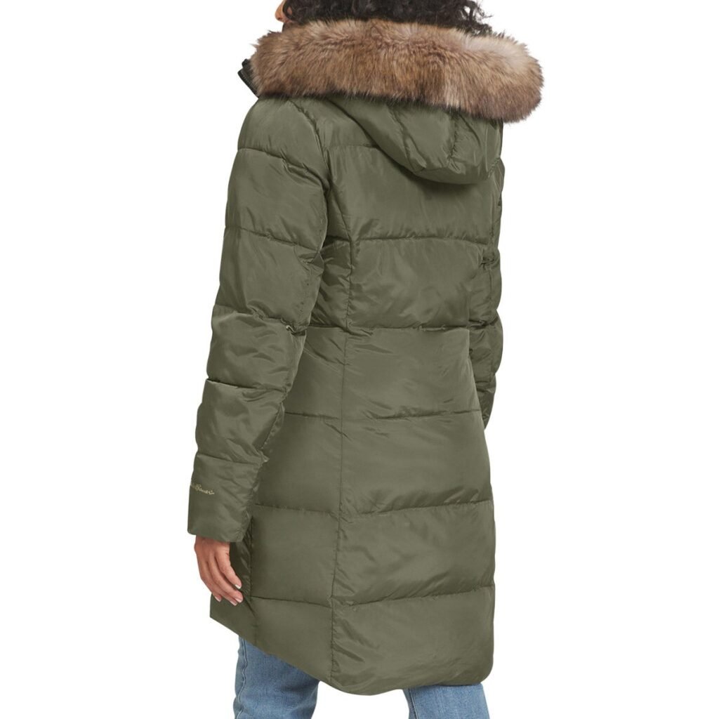 Eddie Bauer Women's Parka with Fur Trim Hood - Water-Resistant, Comfortable