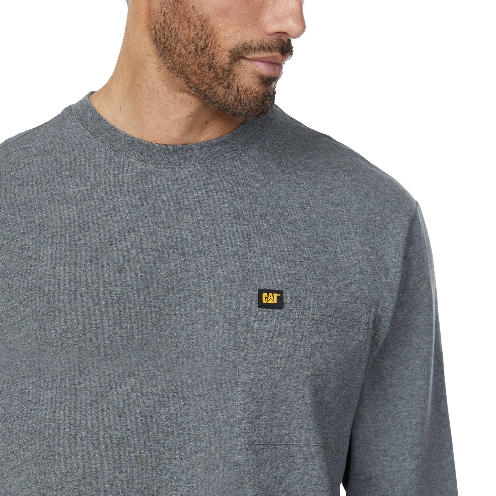 CAT Men's Long Sleeve Pocket Tee - Image 9