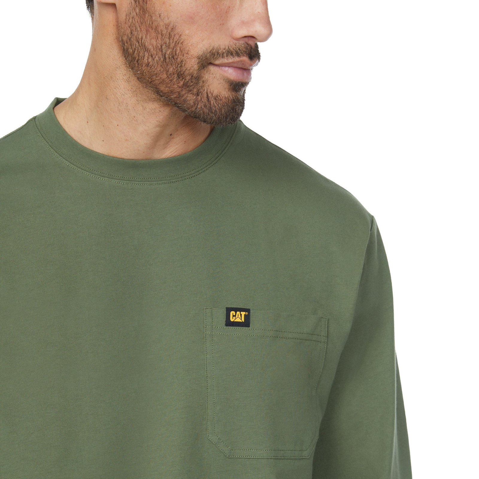 CAT Men's Long Sleeve Pocket Tee - Image 13