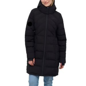 Bench Women's Long Puffer Jacket - Water Repellant, Wind Resistant - Image 11