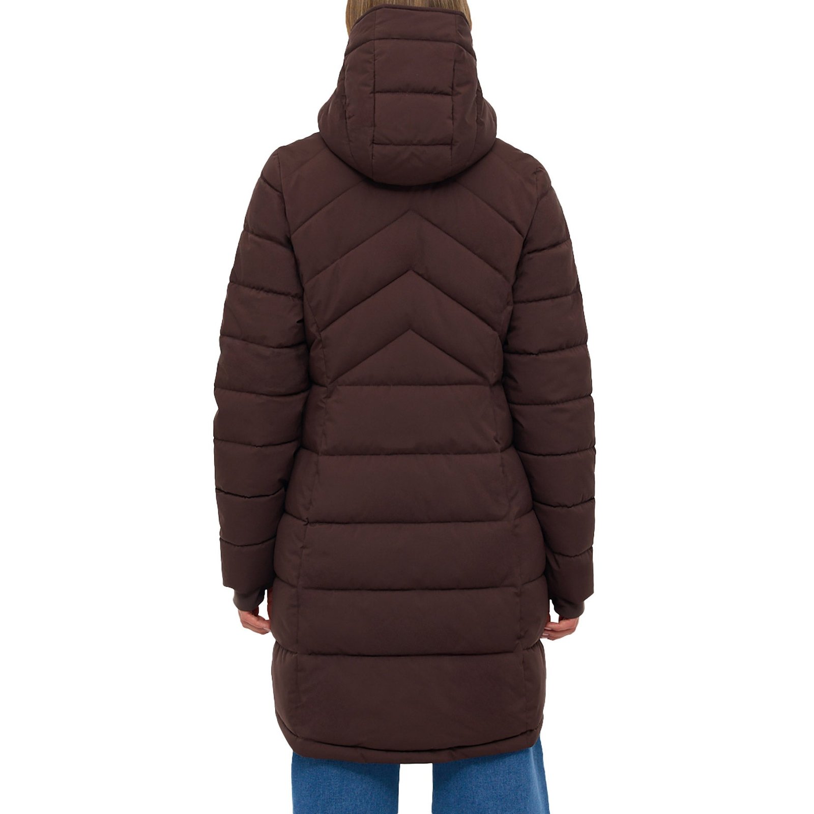 Bench Women's Long Puffer Jacket - Water Repellant, Wind Resistant - Image 18
