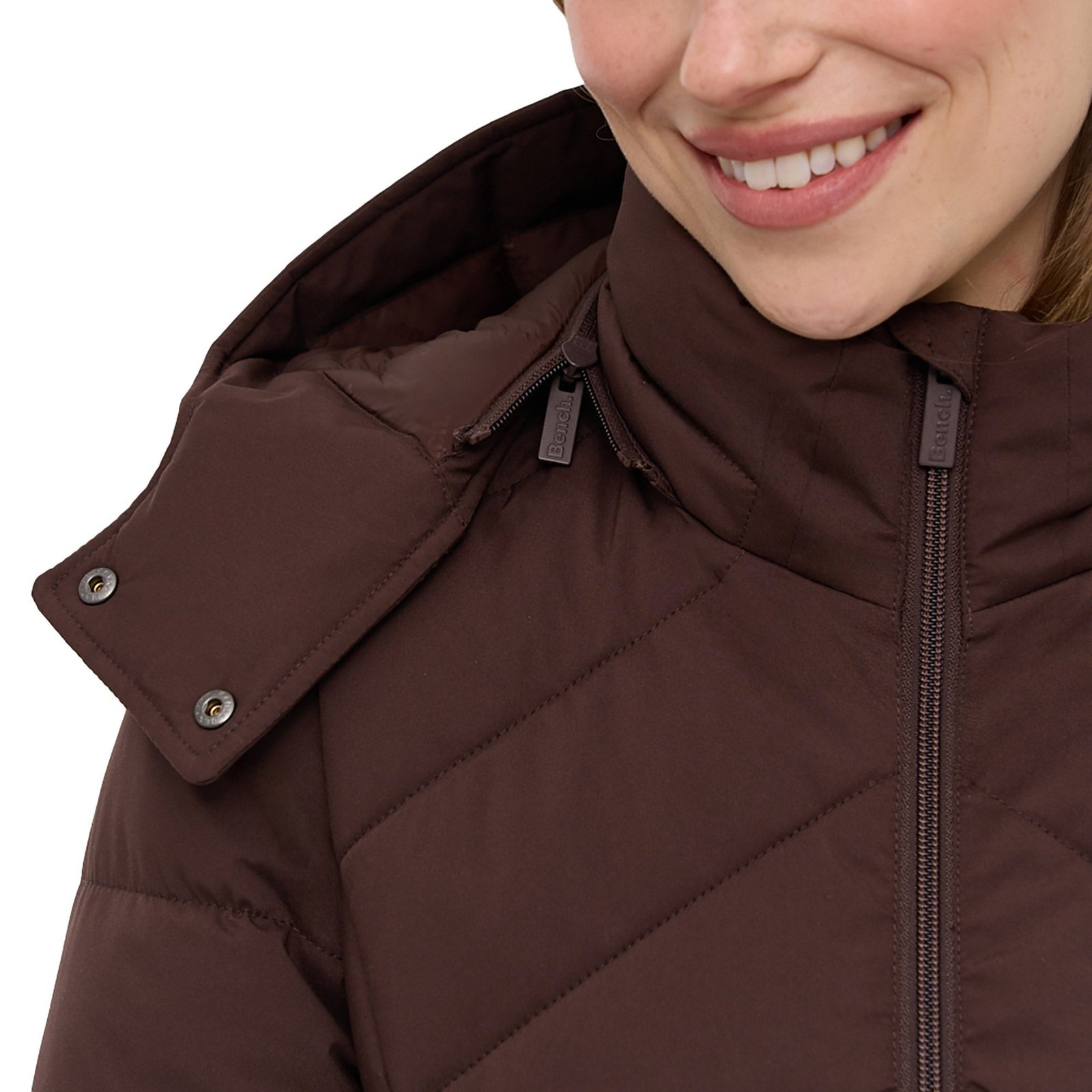 Bench Women's Long Puffer Jacket - Water Repellant, Wind Resistant - Image 15