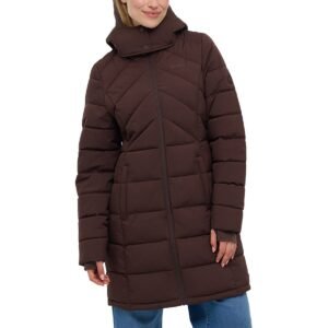 Bench Women's Long Puffer Jacket - Water Repellant, Wind Resistant - Image 17
