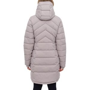 Bench Women's Long Puffer Jacket - Water Repellant, Wind Resistant - Image 6