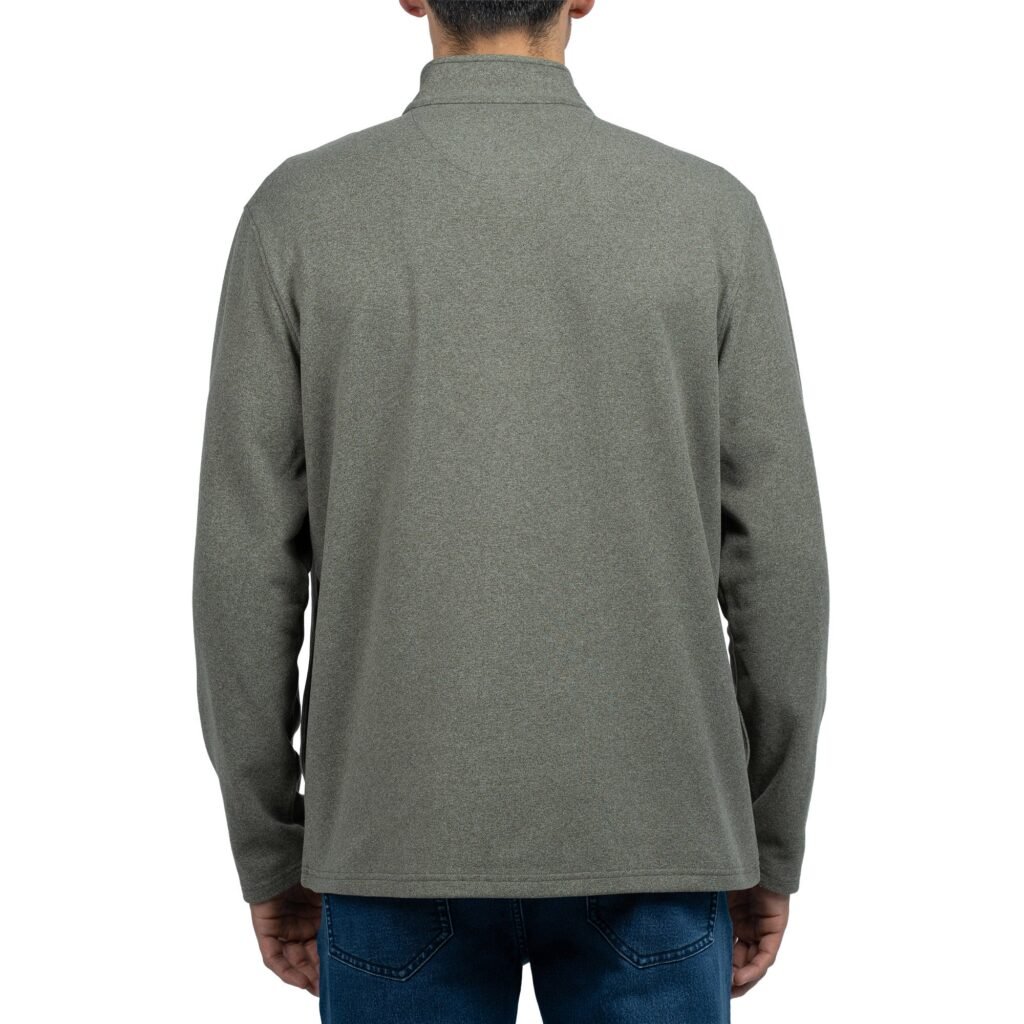 Jachs Men's Quarter Zip Featuring Stand-Up Collar and YKK Zipper