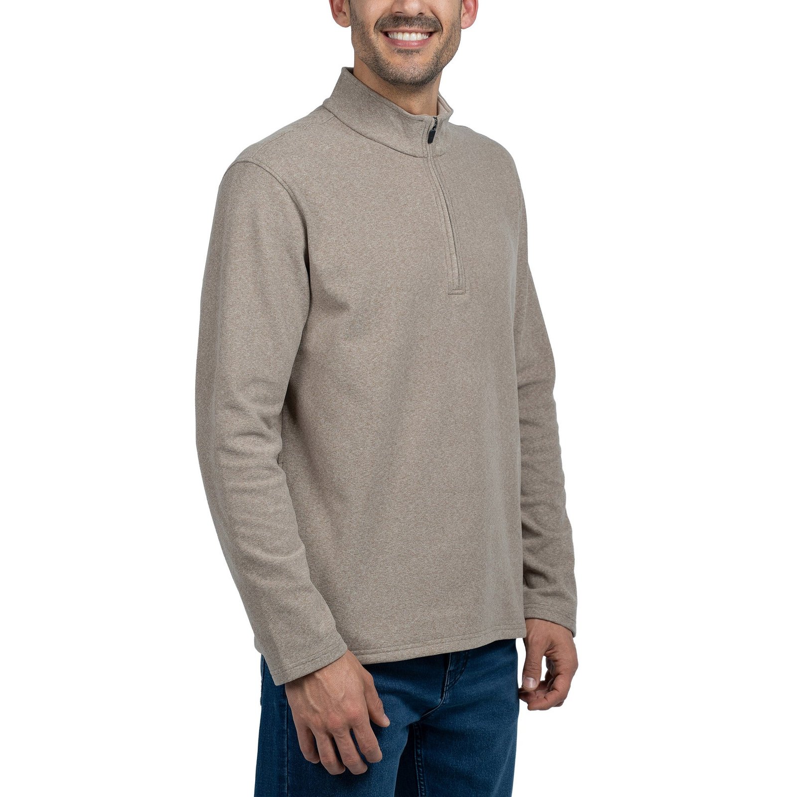 Jachs Men's Quarter Zip Featuring Stand-Up Collar and YKK Zipper - Image 15