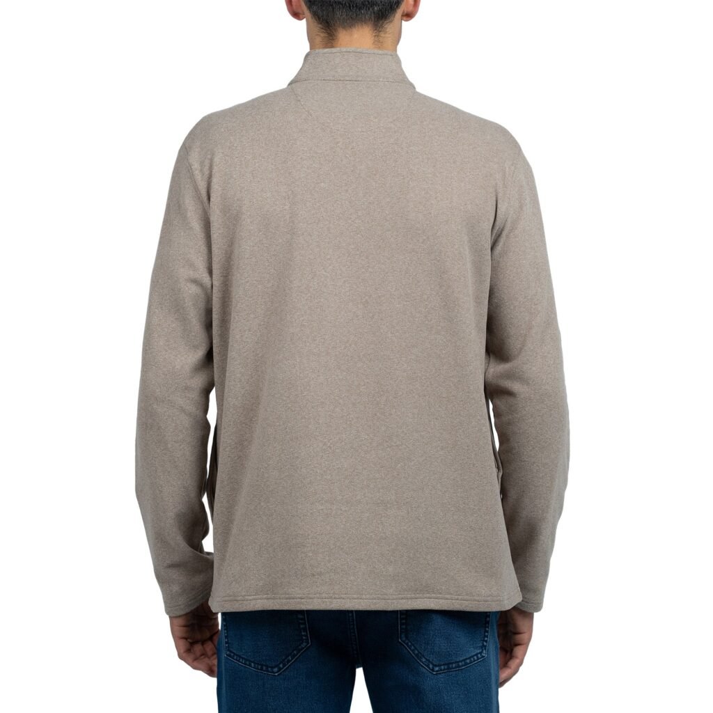 Jachs Men's Quarter Zip Featuring Stand-Up Collar and YKK Zipper