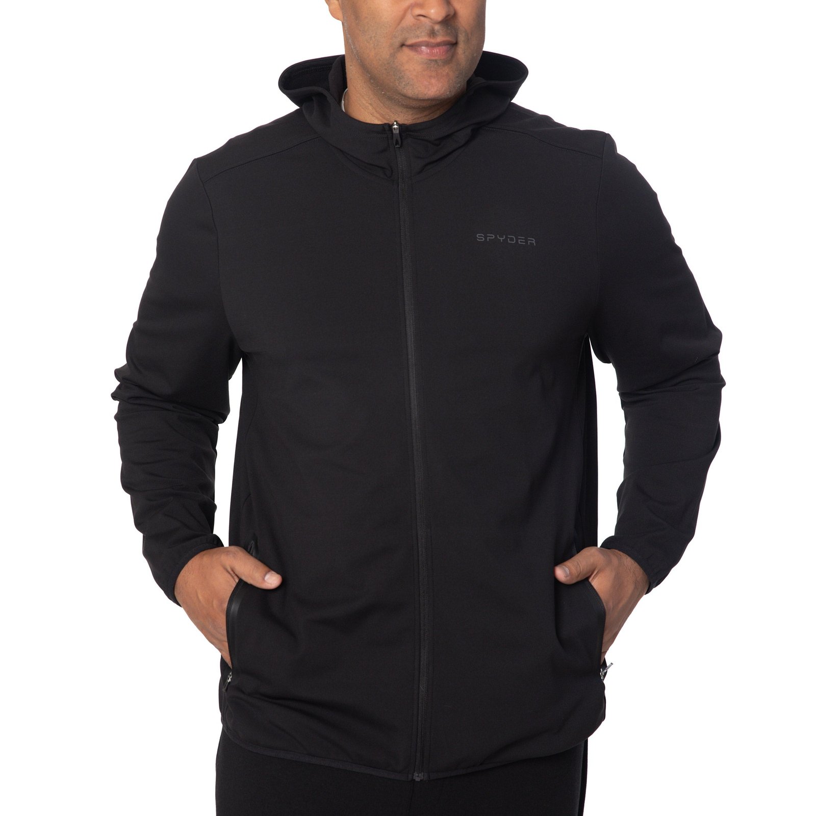Spyder Active Men's Full Zip Hoodie - Comfortable Moisture-Wicking Design - Image 7