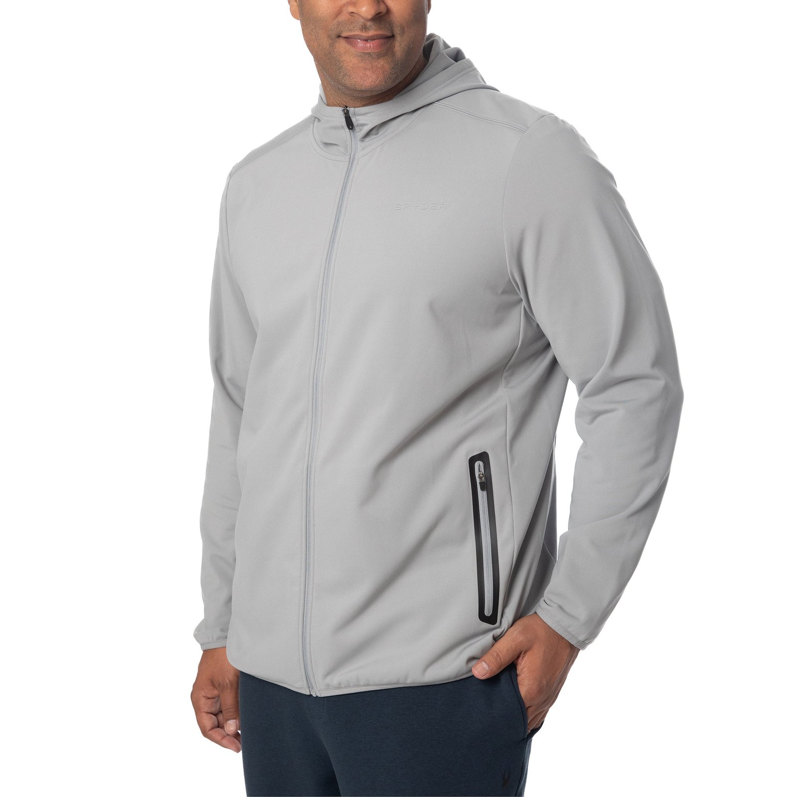 Spyder Active Men's Full Zip Hoodie - Comfortable Moisture-Wicking Design - Image 3