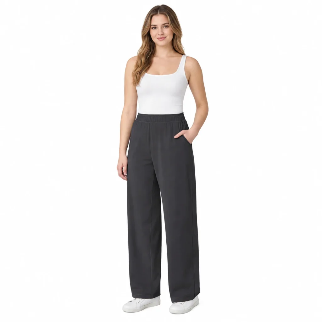 Mondetta Women's Active Pant – Comfortable Relaxed Fit with Pockets