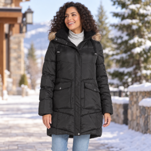 Eddie Bauer Women's Parka with Fur Trim Hood - Water-Resistant, Comfortable - Image 8