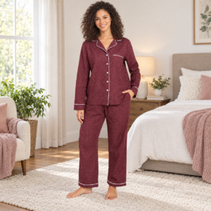 Lands' End Women's Pajama Set - 2-Piece Cotton Flannel - Image 7