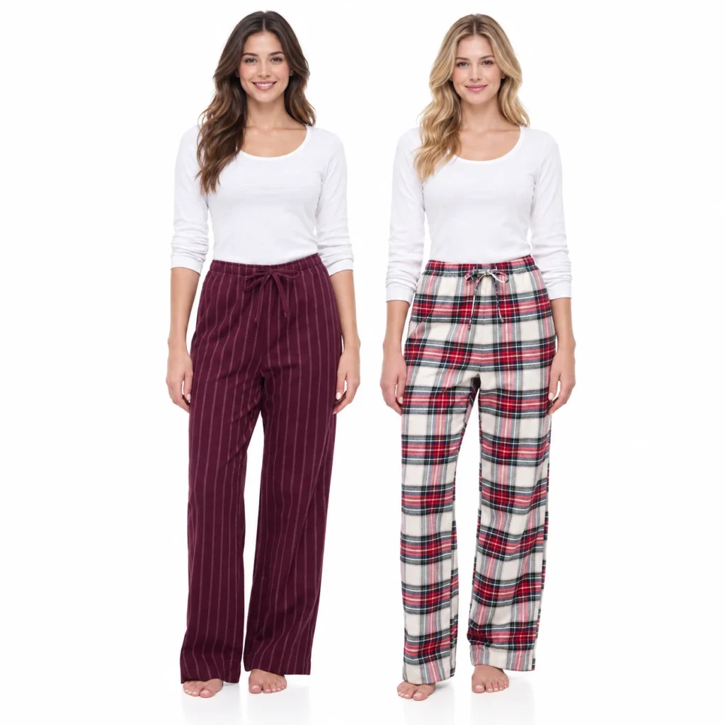 Gap Women's Cotton Flannel PJ Pant, 2-pack - Regular Fit & Comfortable