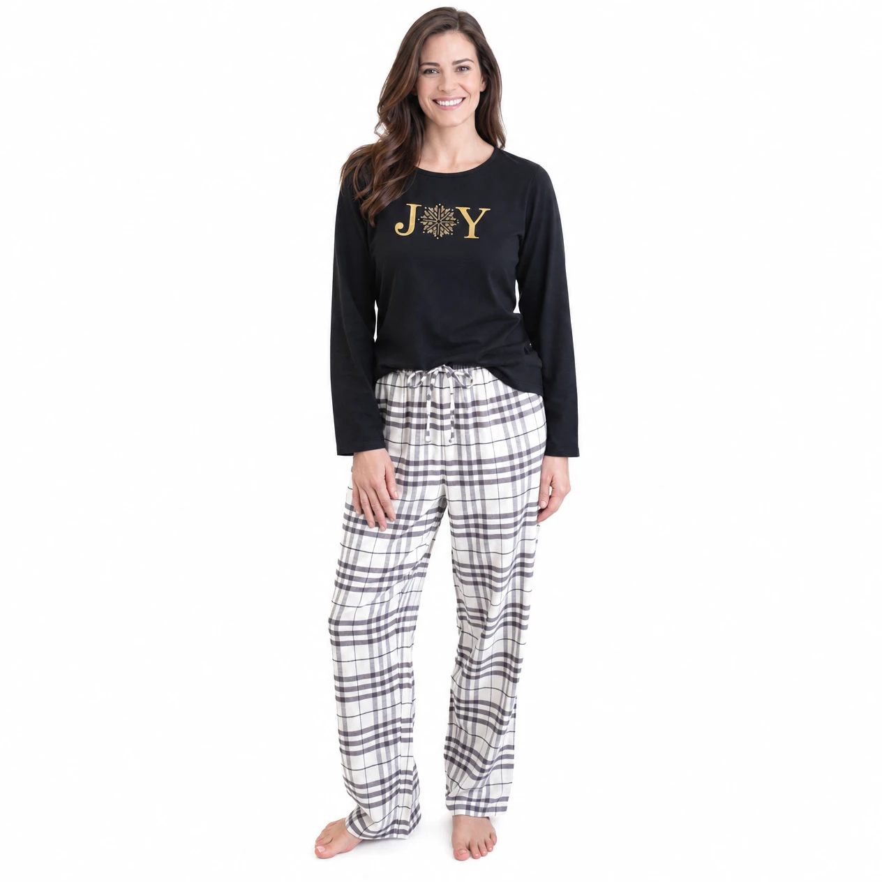 Coldwater Creek Women's 2-Piece PJ Set with Adjustable Drawstring - Image 1