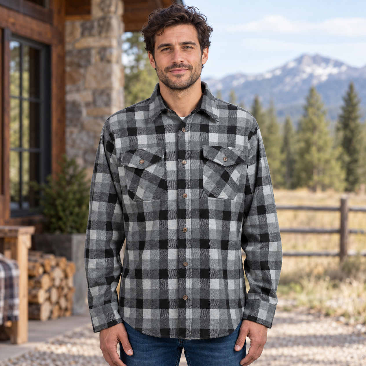 Jachs Men's Flannel Shirt - Image 7