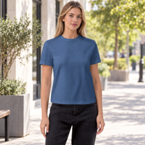 Calvin Klein Women's Short Sleeve Tee - Relaxed Fit with Logo Embroidery - Image 3