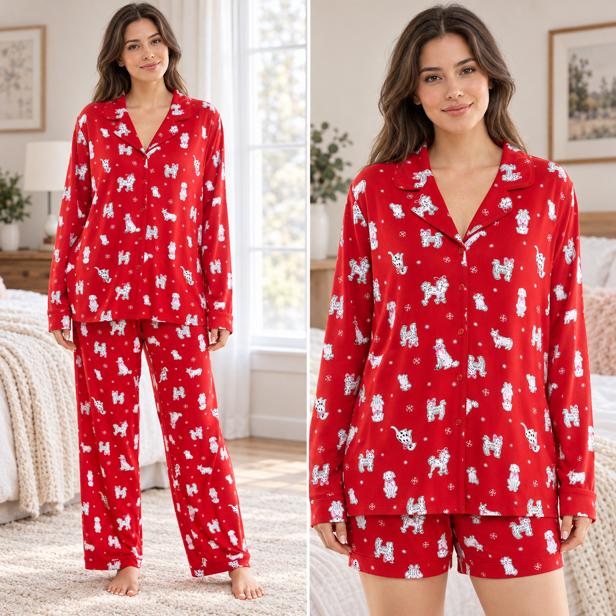Jaclyn Women's PJ Set - 3-Piece Notch Collar Sleepwear - Image 7