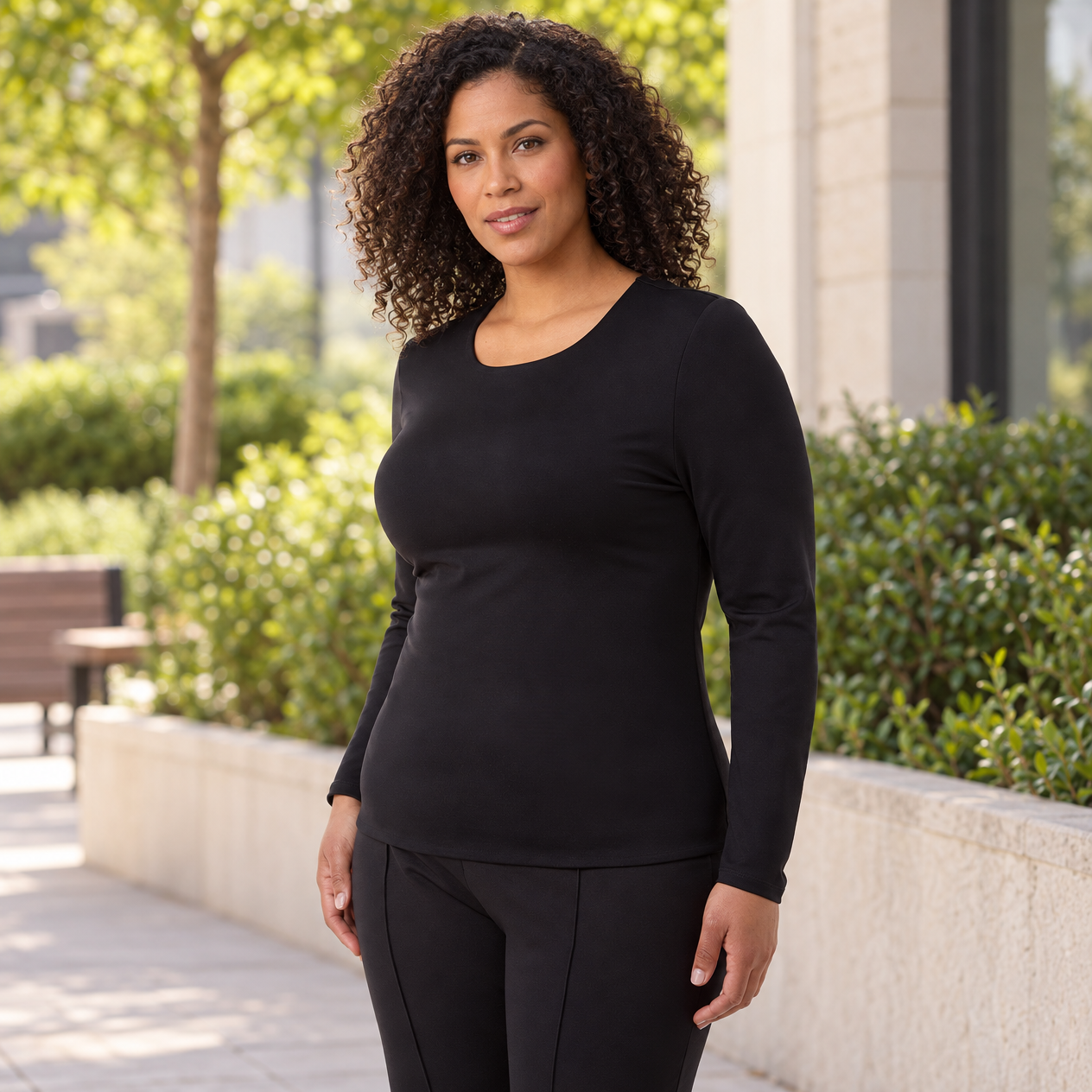 Layer Zero by 32 Degrees Women's Double Layer Long Sleeve -Top - Image 8