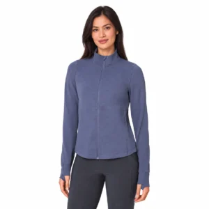 Mondetta Women's Full-Zip Jacquard - Comfortable and Stylish Outerwear