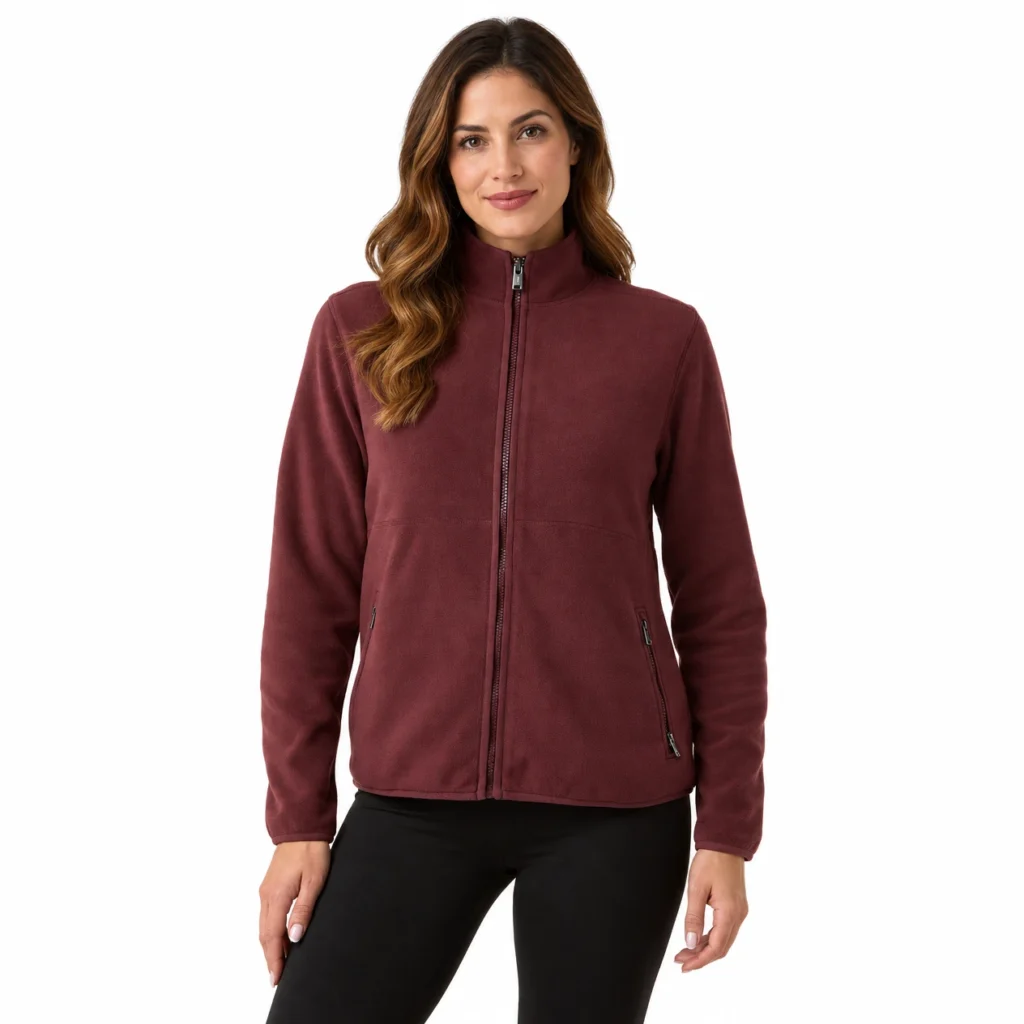 32 Degrees Women's Fleece Jacket with Zipper Pockets