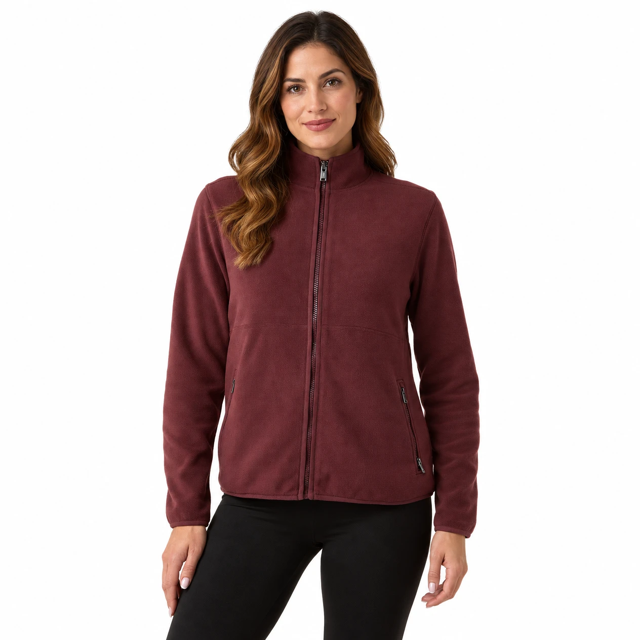 32 Degrees Women's Fleece Jacket with Zipper Pockets - Image 1