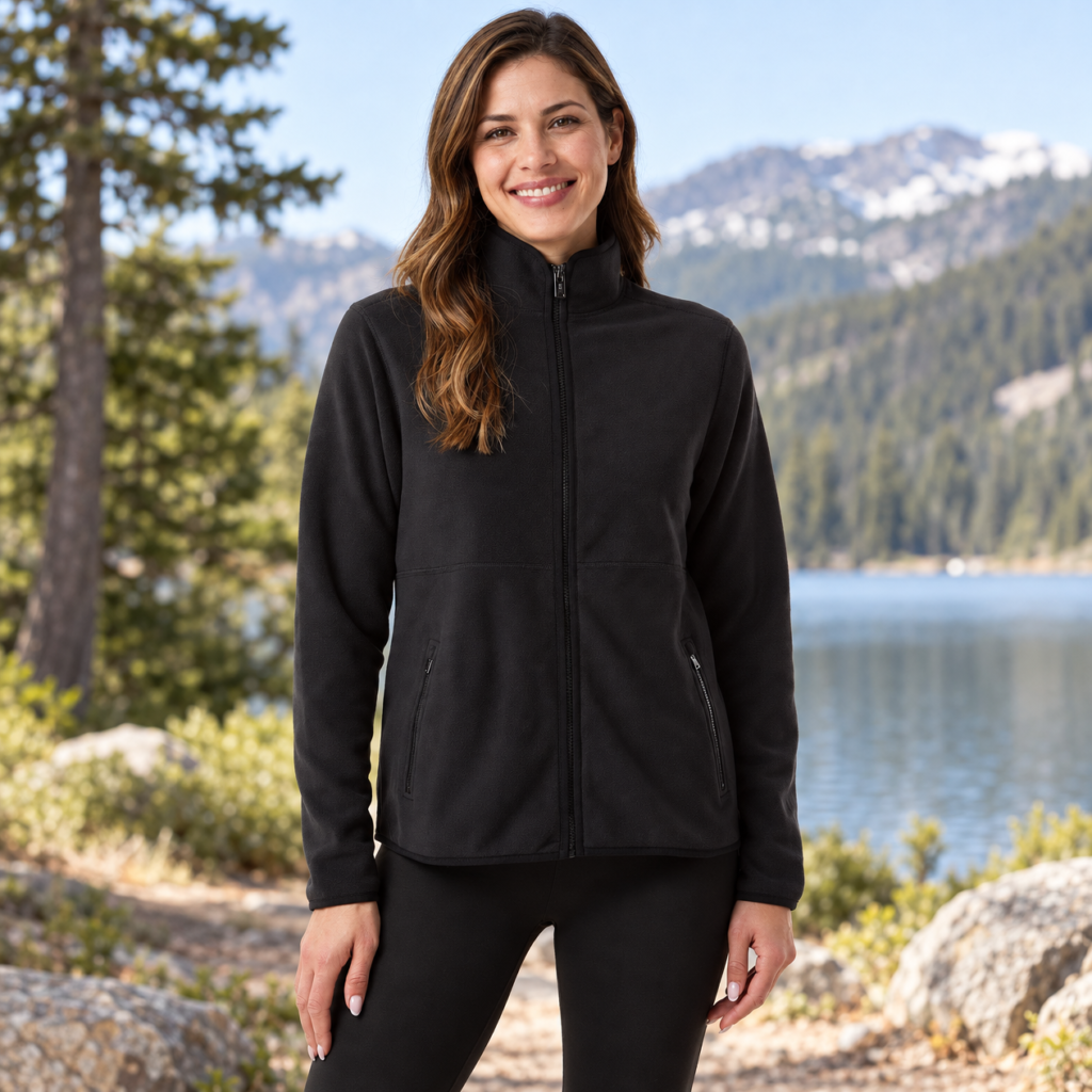 32 Degrees Women's Fleece Jacket with Zipper Pockets
